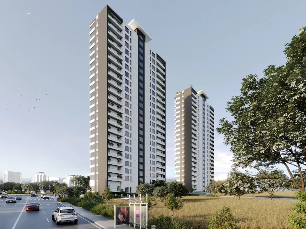 VIP Tower Beytepe Dış Render Görselleri